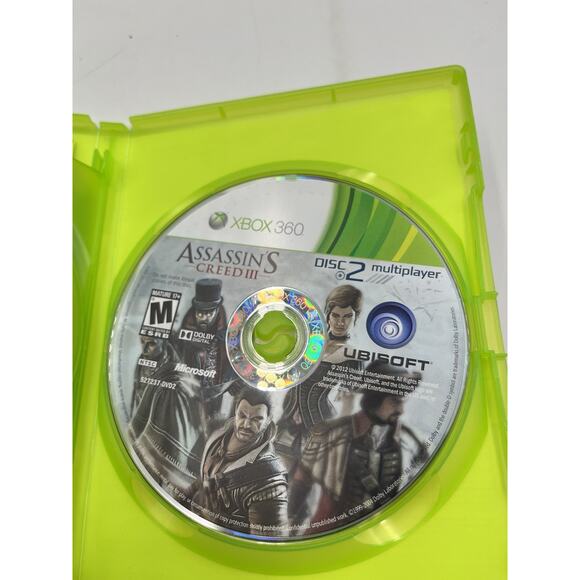 Assassin's Creed 3 Microsoft Xbox 360, 2012, Complete in Box, Tested Working - Picture 5 of 7